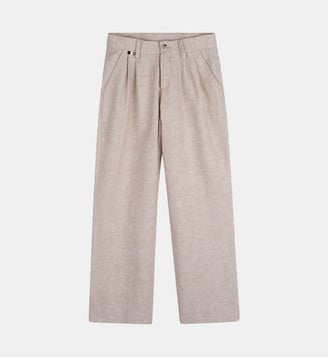 Pantalon en lin - BOSS Kidswear - Sand
