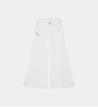Jean flare blanc - D-Pam - Diesel Kids - Blanc cassé