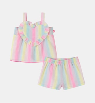 Blouse et short rayés - Billieblush - Multicolore