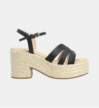 Sandale corde eleonore - cuir lisse Colisée Paris