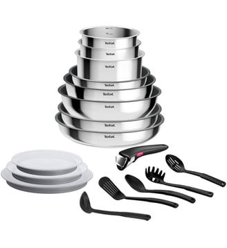 Batterie de cuisine Cook Eat 17pcs Ingenio Inox Tefal