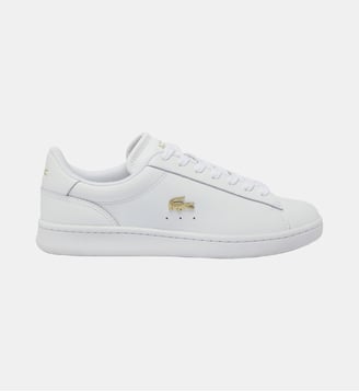 Sneakers Carnaby Set femme en cuir - Lacoste - Blanc et doré