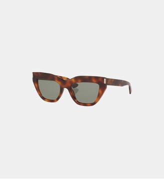 Lunettes de soleil Œil de chat SL759 - Saint Laurent - Écaille