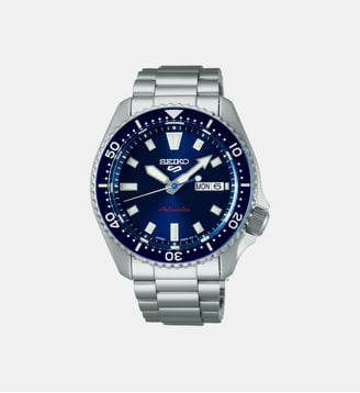 Montre automatique Sport Bleu foncé SRPL83K1 - Seiko 5 - Argenté