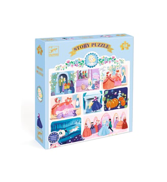 Puzzle Cendrillon - 54 pcs - Djeco - Multicolore