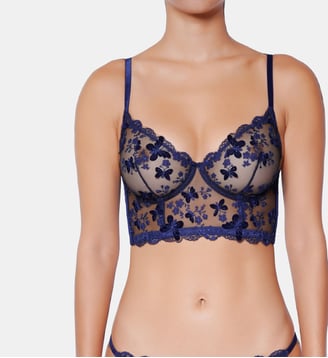 Bustier - Papillon - Huit - Marine