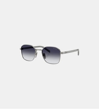 Lunettes de soleil Carré PR C50S - Prada - Argent
