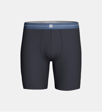Boxer long d'homme en Coton - Impetus - Bleu marine