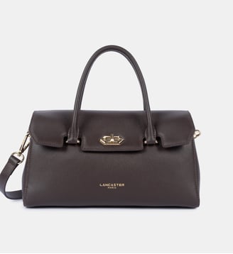 Sac à main Milano Cosmos en cuir - Lancaster - Marron foncé