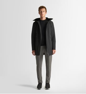 Manteau droit Gezi mi-long - Fusalp - Noir