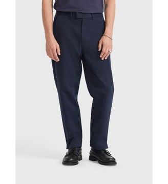 pantalon de costume en coton Agnès b.