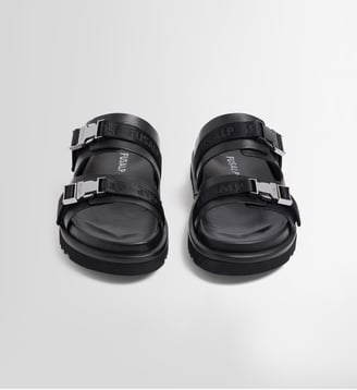Sandales w cuir de vache - Fusalp - Noir