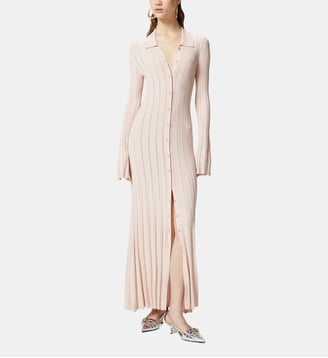 Robe longue polo en tricot perforé - Pinko - Multicolore