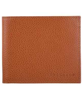 Portefeuille - Le Foulonné - Longchamp - Caramel foncé