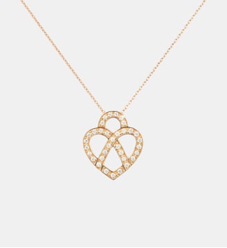 Collier Cœur Entrelacé - Poiray - Or rose