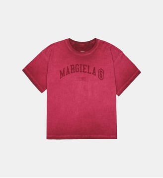 T-shirt col rond avec logo MM6 Maison Margiela