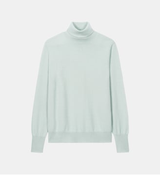 Pull col roulé classique - Bompard - Vert aragon