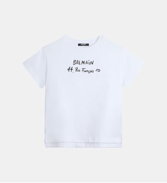 T-shirt imprimé Balmain Paris - Balmain - Blanc