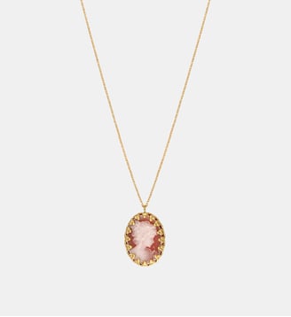 Collier doré petit modele - DUBARRY - Caroline Najman - Rouge