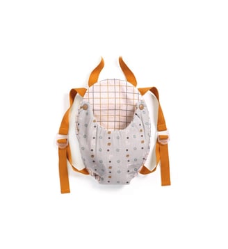 Pomea - La promenade - Porte bébé Blue Gray - Djeco - Multicolore