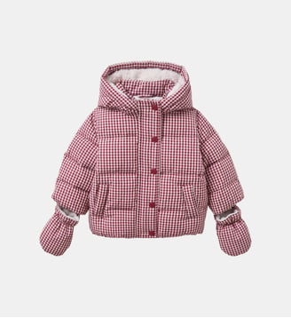 Doudoune motif vichy - Cyrillus - Vichy cerise