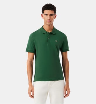 Polo regular fit coton Pima - Lacoste - Vert