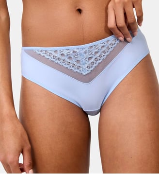 Petite culotte Rétro Chic bleue Maison Lejaby