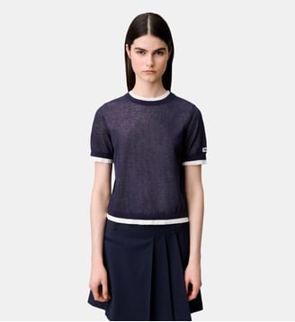Pull maille contrastante - Claudie Pierlot - Encre