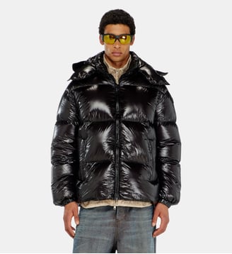Doudoune avec capuche amovible - Diesel - Noir