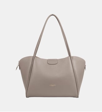 Sac cabas Ida en cuir - Lancaster - Galet et in et or