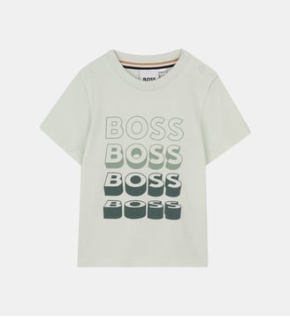 Tee-shirt manches courtes - BOSS Kidswear - Sprout green