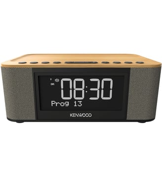 Radio réveil CRST40DABM Bois - Kenwood - Noir