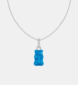 Chaîne avec Ours d'or Bleu - Thomas Sabo - Argent