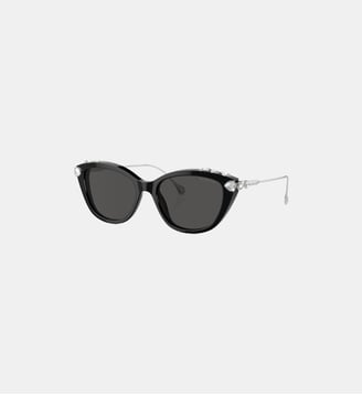 Lunettes de soleil Œil de chat SK6010 - Swarovski - Gris foncé