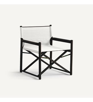Fauteuil de jardin pliant en acacia - AM.PM - Craie
