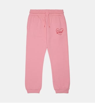 Pantalon en molleton avec logo Diesel Kids
