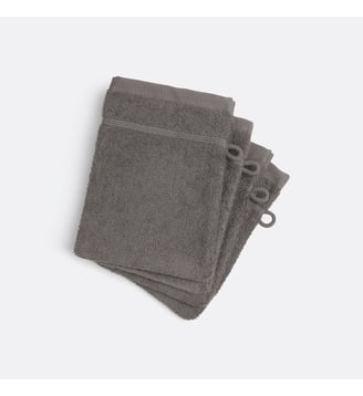 Lot 4 gants de toilette éponge bouclette La Redoute Interieurs