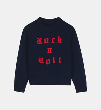 Pull à manches longues - Zadig&Voltaire Kids - Bleu cargo