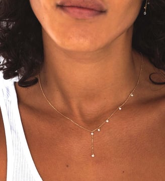 Collier Adélie - Or 750‰ - Perle de culture - YAY Paris - Perle de culture