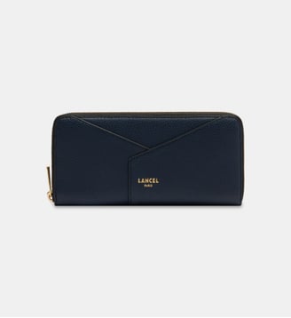 Compagnon Enveloppe en cuir  - Lancel - Bleu nuit