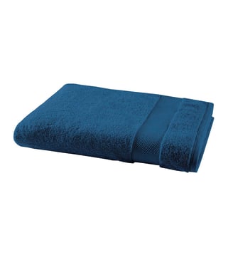 Drap De Douche Pétale - Anne de Solène - Bleu marine