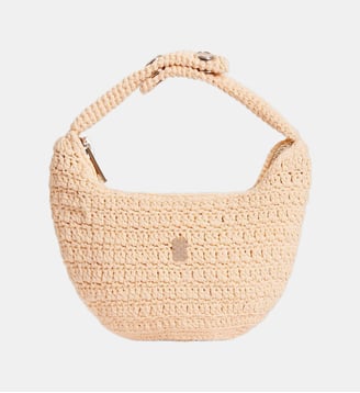 Petite maroquinerie en crochet - Sandro - Écru
