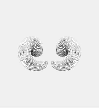 Boucles d'oreilles larges clips   - Zaza - Satellite - Argenté