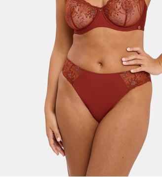 Slip Georgia - Sans Complexe - Broderie hénné multicolor