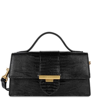Sac à main Exo Ily en cuir - Lancaster - Noir