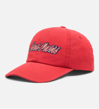 Casquette unisexe en coton broderie Ami Paris - AMI Paris - Rouge rubis lave