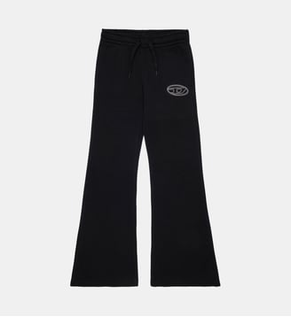 Pantalon en molleton avec logo - Diesel Kids - Noir