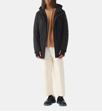 Veste longue à capuche Icefloe - Jott - Noir