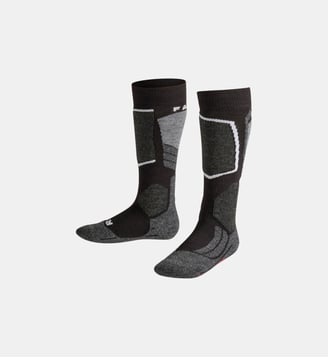 Mi-Bas SK2 Intermediate Laine - Falke - Noir mélangé