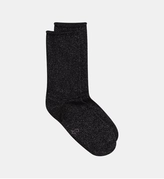 Chaussettes éléna en coton - Agnès b. - Noir